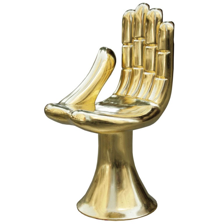 Hand Chair Sculpture by Pedro Friedeberg