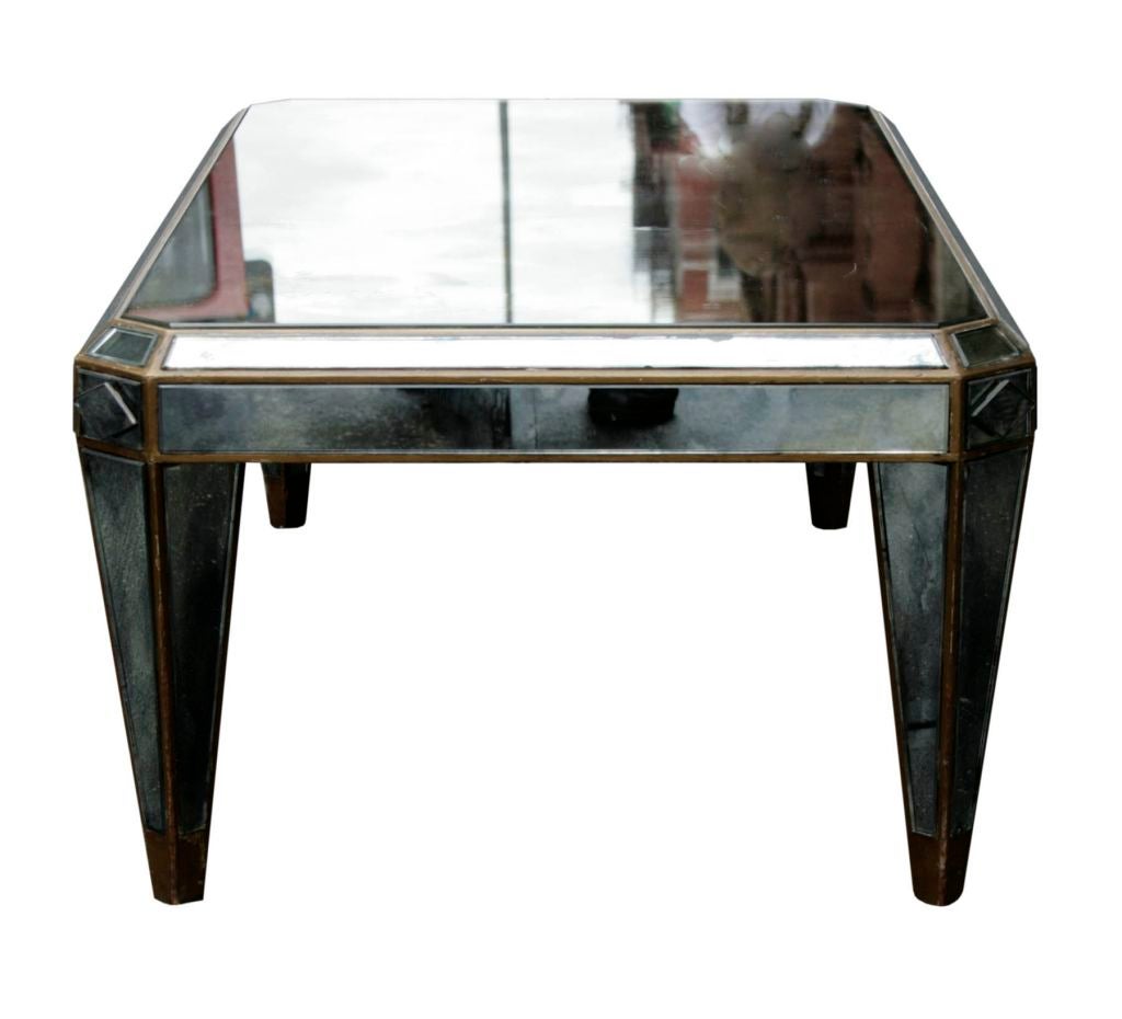 Smoked Mirrored Low Table