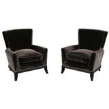 Pair of Club Chairs by Tommi Parzinger for Parzinger Originals