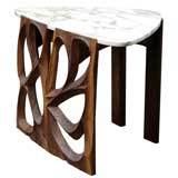 Marble Top Table by Phillip Lloyd Powell