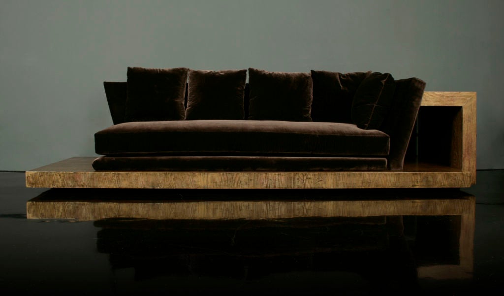American Opium Den Sofa and Low Table by James Mont