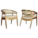 Set of Eight Gaming or Dining Chairs by James Mont