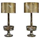 Pair of Oversized Table Lamps by James Mont