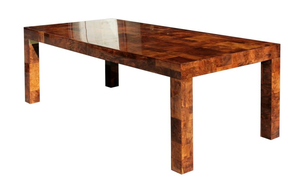 Walnut Burl Dining Table by Paul Evans