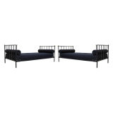 Pair of Daybeds by Jacques Adnet