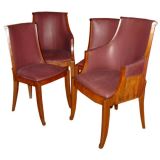 A Set of Eight 40's Rosewood Dining Chairs