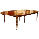 A Charles X Mahogany Extention Dining Table