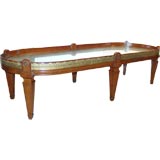 Retro An Empire Style Mahogany Brass Mounted Coffee Table by Baker