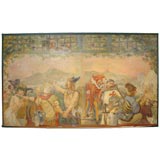 Pair of bistro paintings, by A. Willette