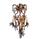 A ART DECO INSPIRED SMALL CHANDELIER Vintage A ART DECO INSPIRED SMALL CHANDELIER