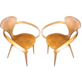 A Pair of Norman Cherner Plycraft Armchairs Original 50's