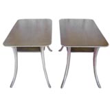A Pair Of Sabre Leg Occasional Tables by Robsjohn-Gibbings