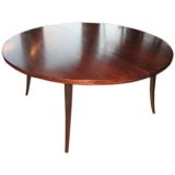 Harvey  Probber Rosewood Sabre Leg Dining Table