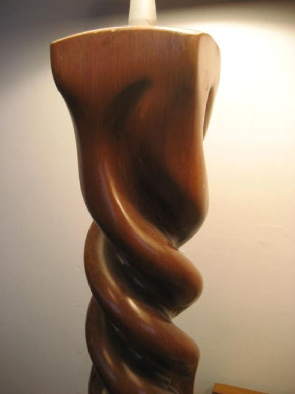 A Pair of Heifetz Sculptural Table Lamps