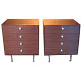 A Pair of George Nelson "Thin Edge" Chests for Herman Miller