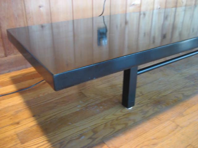 A Long Laquered Bench/Coctail Table By Milo Baughman