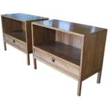 A Pair of Classic Dunbar Nighstands by Edward Wormley