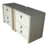 A Pair of Drop-front  Nightstands by Paul Frankl