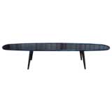 A Surfboard Coffee Table by E.Wormley for Dunbar