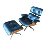 Vintage Lounge Chair and Ottoman by Eames for Herman Miller