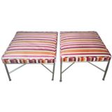 Upholstered benches by Paul McCobb Directional