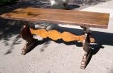 Italian trestle table