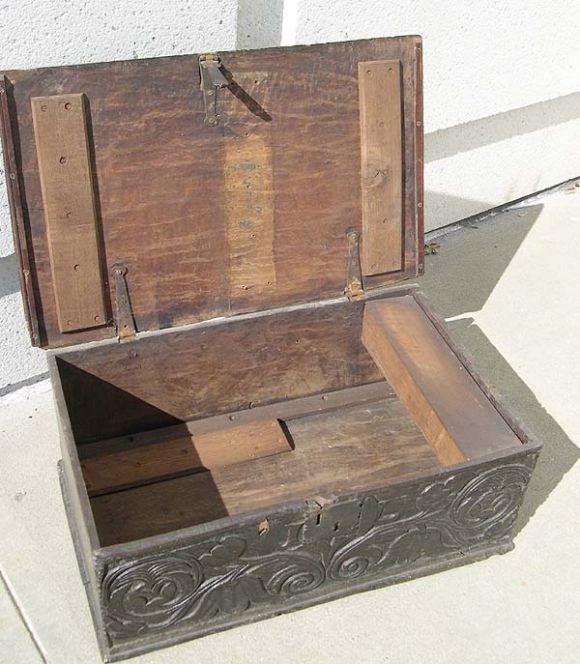 18th Century and Earlier 17th century English bible box