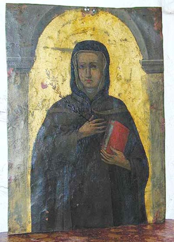 Pair of 16th century Spanish oil paintings 2