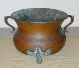 19th century Copper Jardiniere
