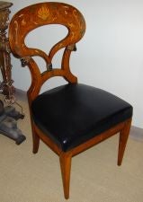 Pair of Neoclassical side chairs