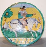 Antique 19th century Italian ceramic plate