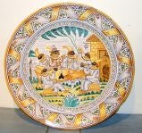 Antique 19th century Italian ceramic plate