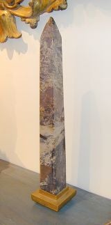 19th century Marble Obelisk