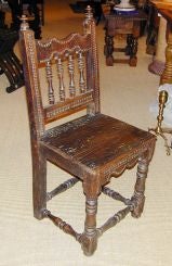 17th century Spanish chair