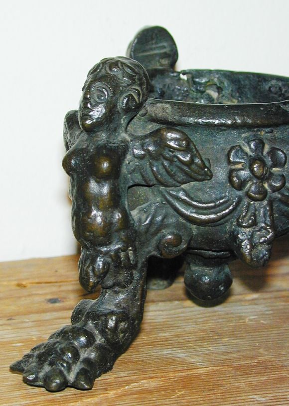 Italian 17th century Bronze Inkwell