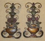 Pair of Wrought Iron Appliques