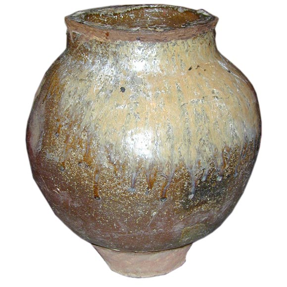 Large Japanese Ceramic Jar, Tamba, 16th Century