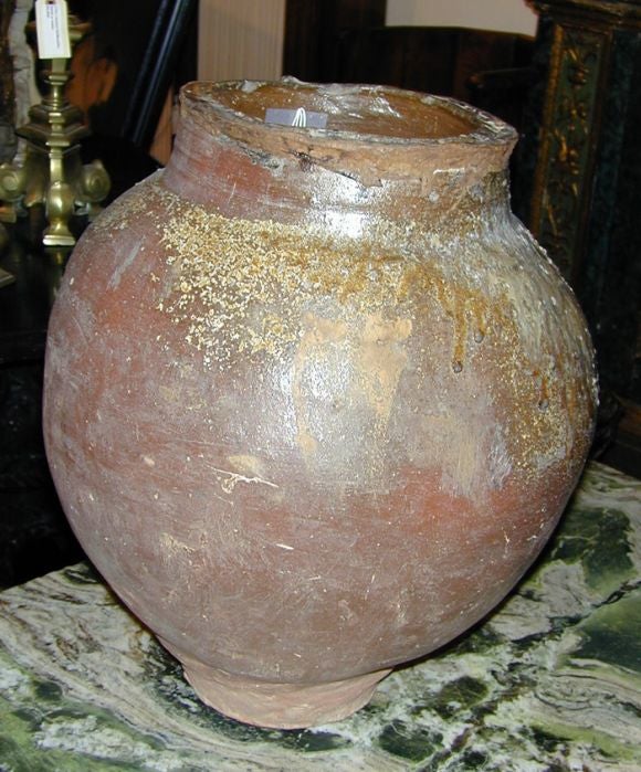 Large Japanese Ceramic Jar, Tamba, 16th Century In Excellent Condition In Stamford, CT