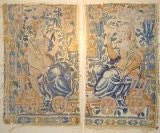 Pair of 17th century Tapestry Fragments