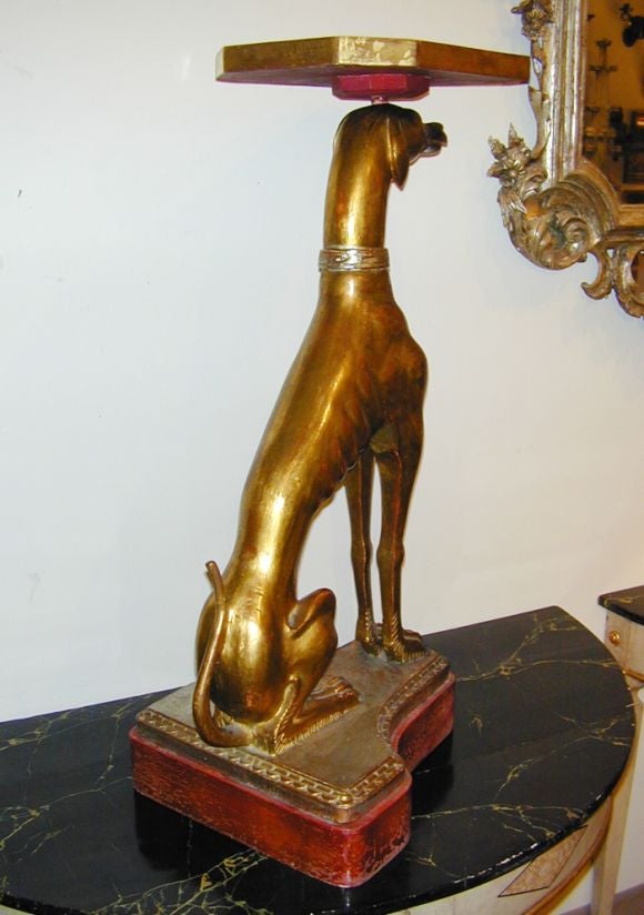 Pair Art Deco Dog Form Side Tables 3