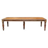 Large 19th century Anglo English Refectory Table