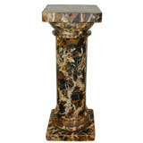 Marble pedestal