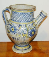 18th c Italian Syrup Apothecary Jar