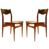 Pair of Walnut Dining Chairs