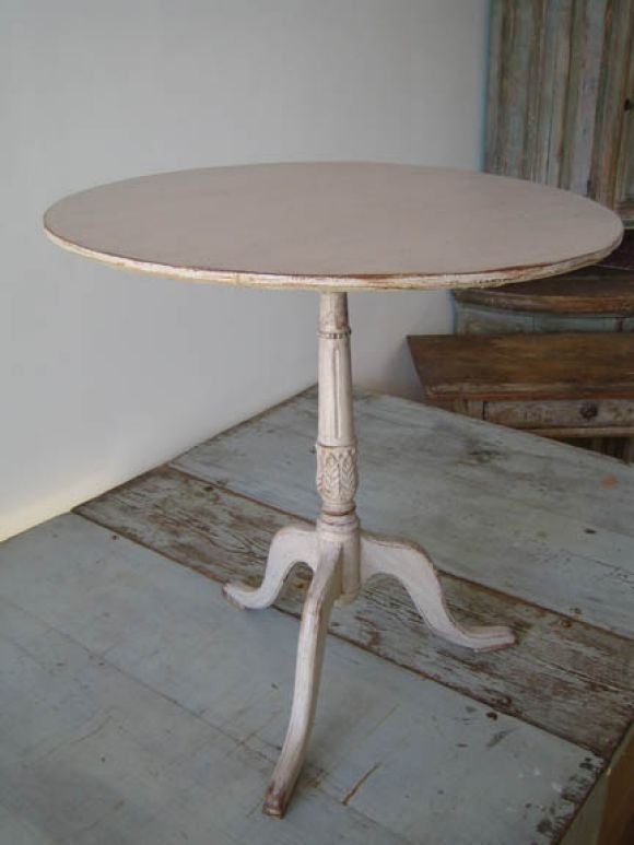 swedish tilt top table