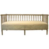 Swedish Late 18th Century Gustavian Sofa Bench