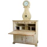 Antique 18th Century  Gustavian Desk Clock ( Sweden )