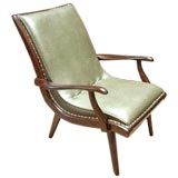 Armchair - chaise longue  faux oistrich