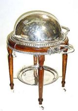 Italian  dome neoclassical serving cart