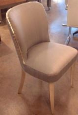 Pair of silvered K Springer Side Chairs